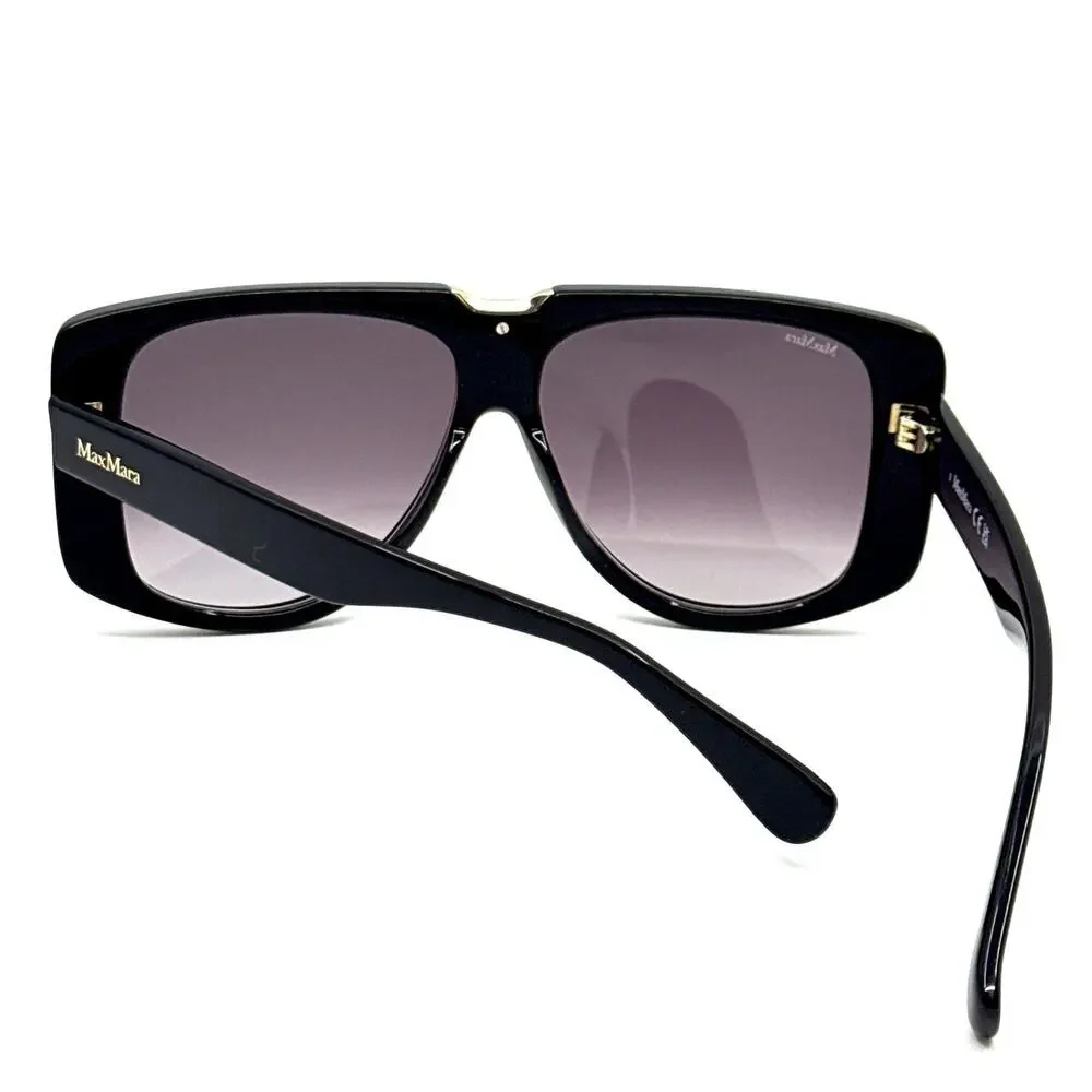 New, MAXMARA Sunglasses Spark1 MM0075 01B Authentic